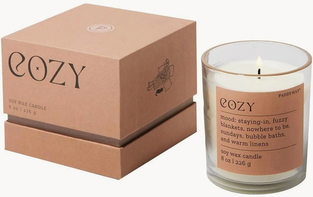 Vonná sviečka Cozy (kašmír a francúzsky kosatec)