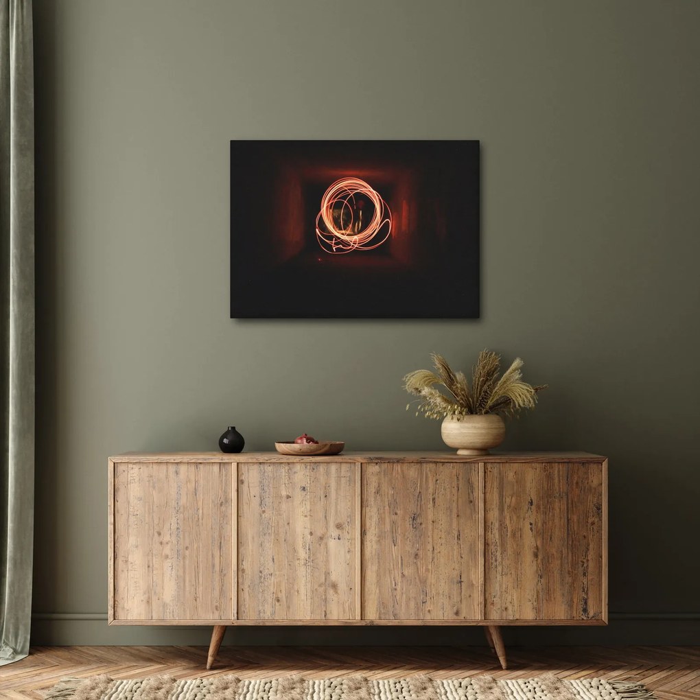 Obraz - čiary v tuneli (70x50 cm)