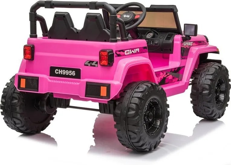 LEAN CARS Batériové auto CH9956 Ružová