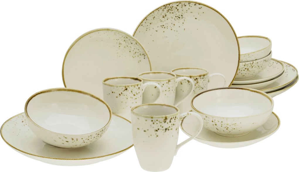 XXXLutz KOMBINOVANÝ SERVIS Nature Collection Natural Living 16-dielne Creatable - Online Only bytové doplnky - 007768134501