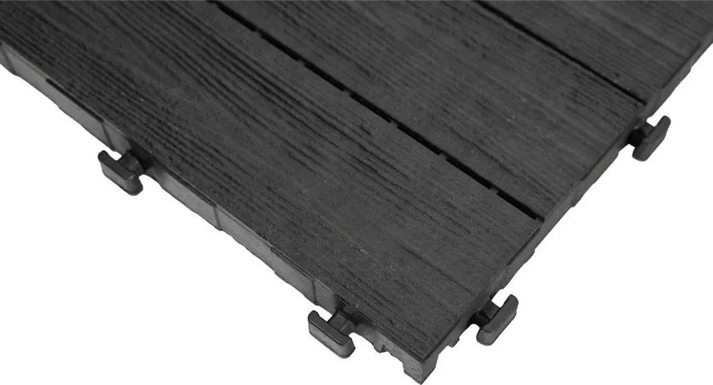 Multy Home Gumová dlaždica ARISTA Wood 30 x 30 cm, sivá