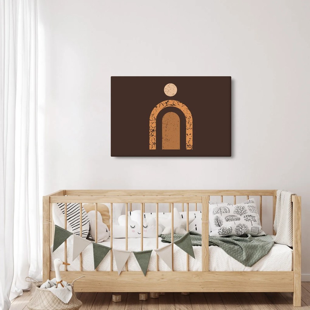 Obraz - Oranžové oblúky N⁰3 (90x60 cm)