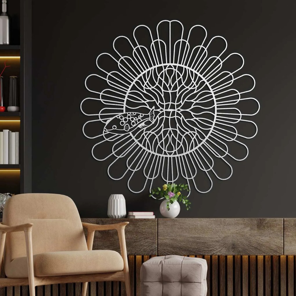 SENTOP | Unikátna 3D Mandala Ryba Premeňte svoju stenu na umenie I SENTOP PR0348