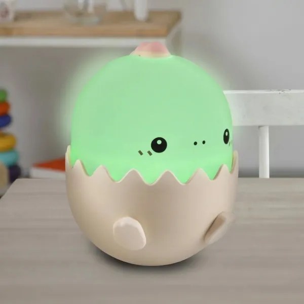 LED RGBW Stmievateľná detská dotyková lampa BABY DINO LED/0,75W/5V 1200mAh ružová