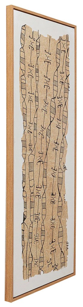 Native Spirals obraz béžový 50x150 cm