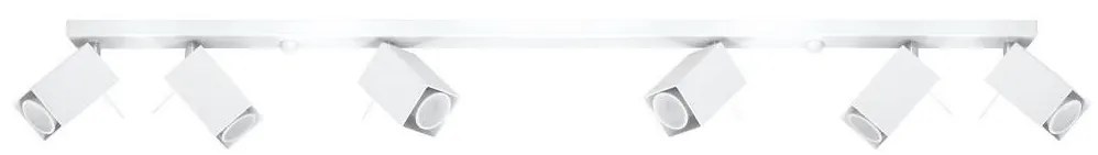 Bodové svietidlo MERIDA 6xGU10/40W/230V biela