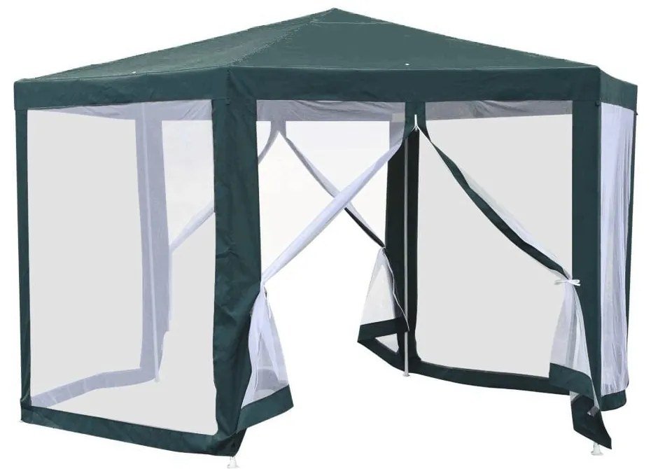 Stanový altánok Rhoda (zelená + biela). Akcia -50%. Vlastná spoľahlivá doprava až k Vám domov. 1034236