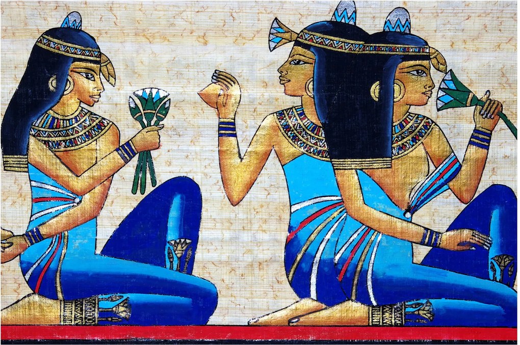 Obraz - Egyptské maľby (90x60 cm)