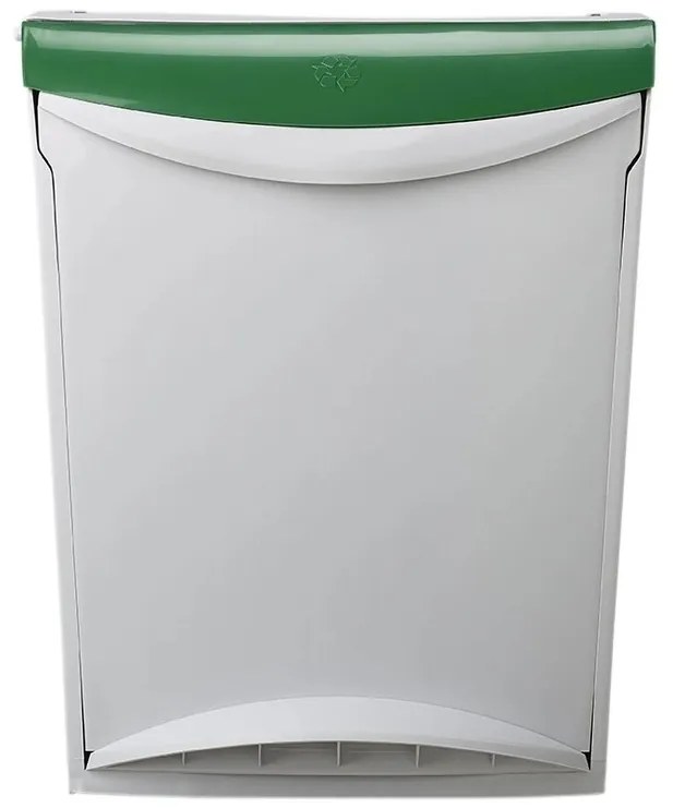 Denox Ekosystem odpadkový kôš na triedený odpad 25 l, zelený - sklo