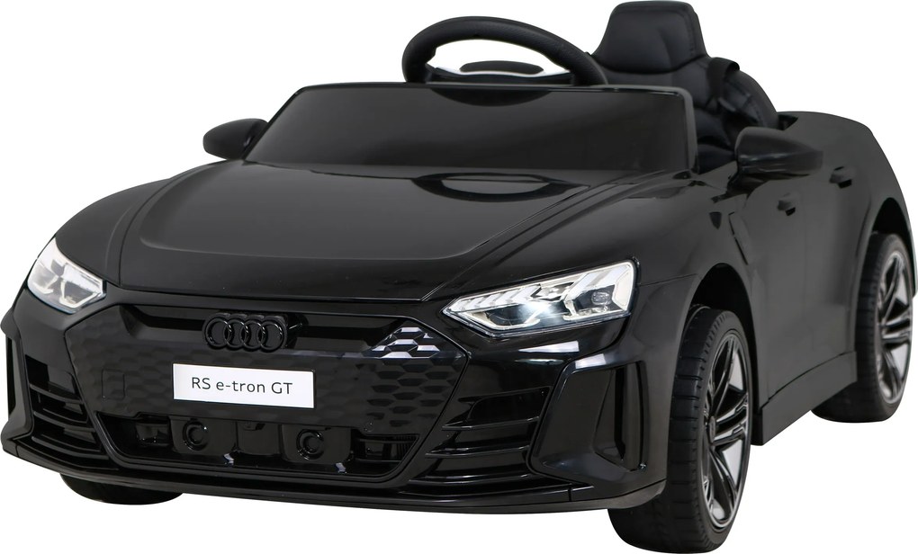 Ramiz Audi RS E-Tron GT batéria čierna + diaľkové ovládanie + pohon 4x4 + rádio MP3 + LED + EVA