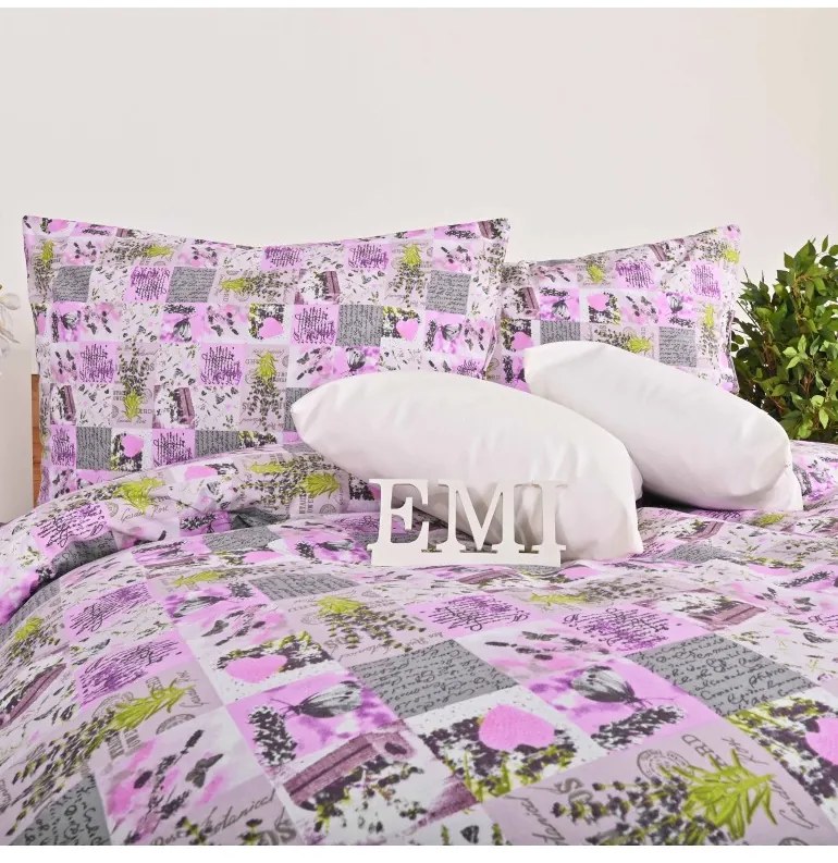 Obliečky bavlnené Amadora EMI, Štandardný set jednolôžko obsahuje 1x 140x200 + 1x 70x90