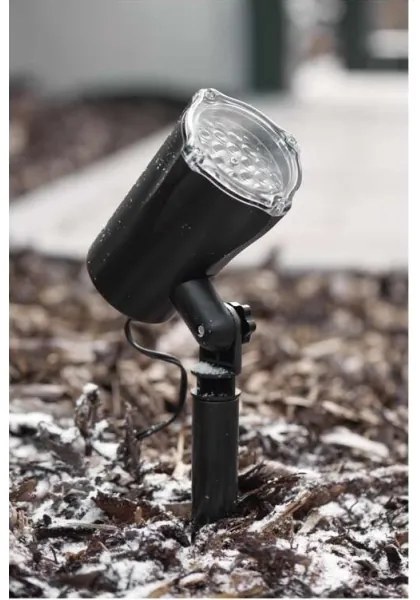 LED Vianočný vonkajší projektor LED/3,6W/230V IP44 studená biela