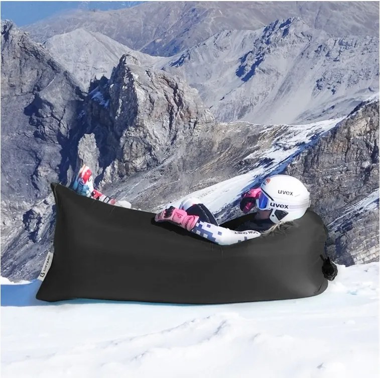LUFTBAG Sedaci vak, čierna