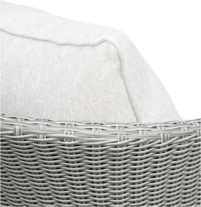 Svetlosivá záhradná lounge súprava Bistro – Unique Furniture