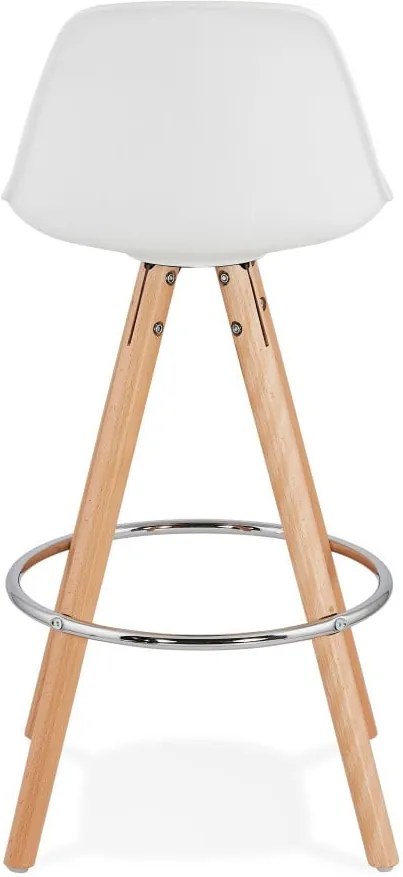 Biela barová stolička Kokoon Anau, výška sedu 64 cm