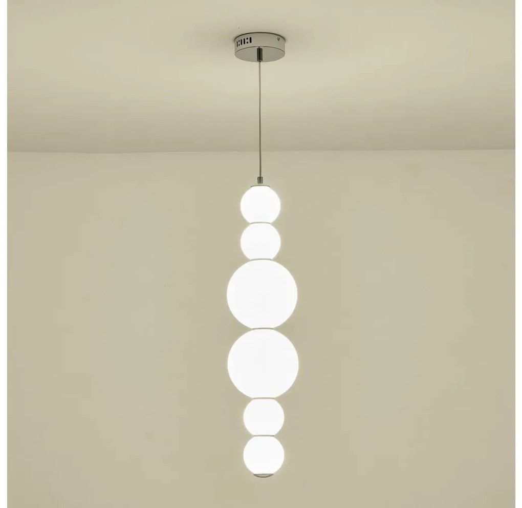 LED Luster na lanku LED/24W/230V 3000K