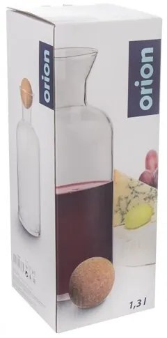 Orion Karafa sklo+zátka korok 1,3 l