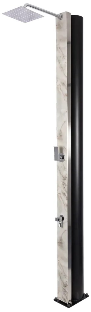 Solárna sprcha CRM Atlas Glass Gold Sand 40 l so sprchou na nohy