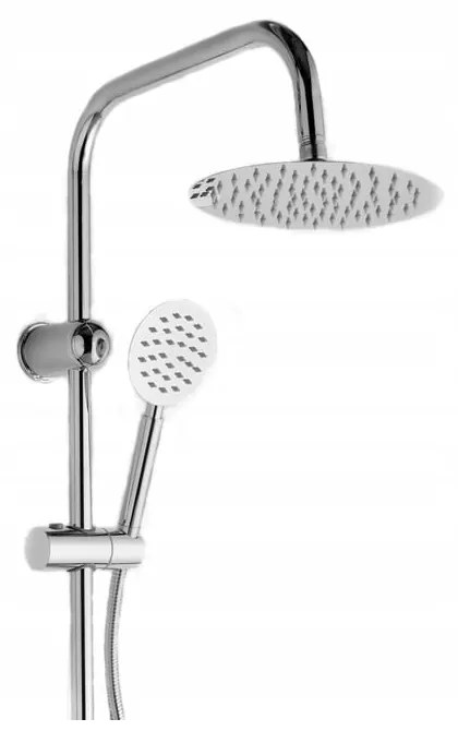 Gamma Zn2, sprchová súprava so SLIM dažďovou sprchou 96cm, chrómová, GMA-ZN2-CH
