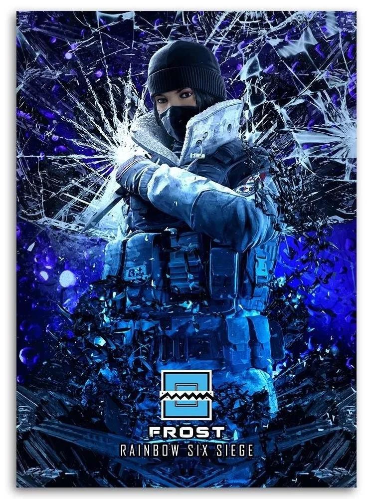 Gario Obraz na plátne Modrá postava hrá Rainbow Six Siege - SyanArt Rozmery: 40 x 60 cm