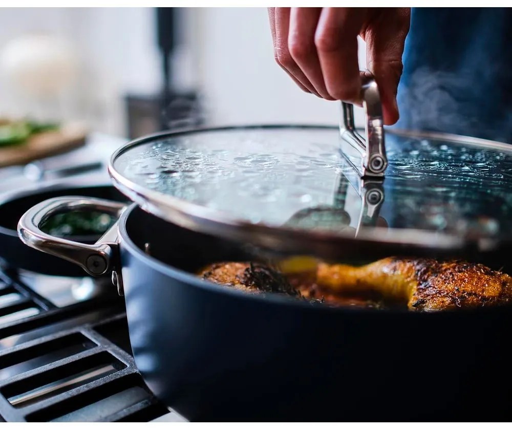 Panvica s pokrievkou/s keramickým povrchom ø 28 cm Space – Joseph Joseph