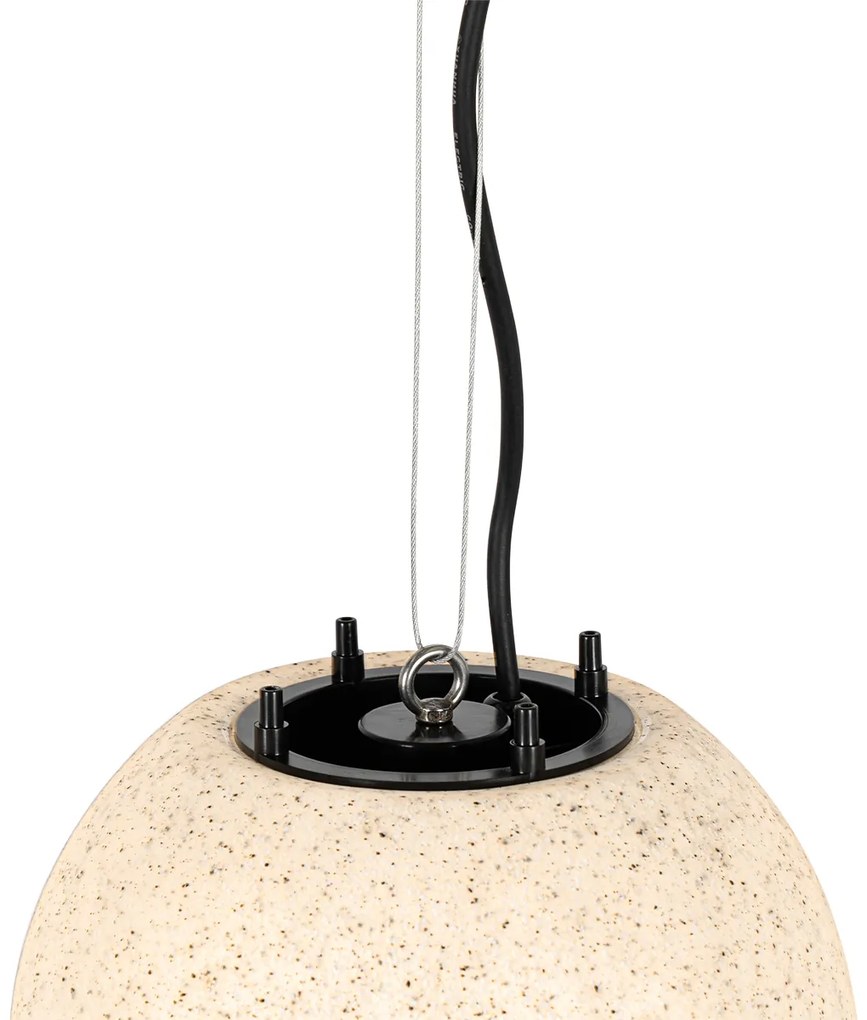 Moderná vonkajšia lampa sivá 25 cm IP65 - Nura