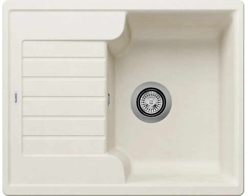 Blanco Zia 40 S, silgranitový drez 615x500x190 mm, 1-komorový, biela soft, BLA-527195