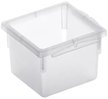 2. akosť - Organizér do zásuvky kuchyne aj kúpeľne, príborník Rotho BASIC, mliečna (8x8)