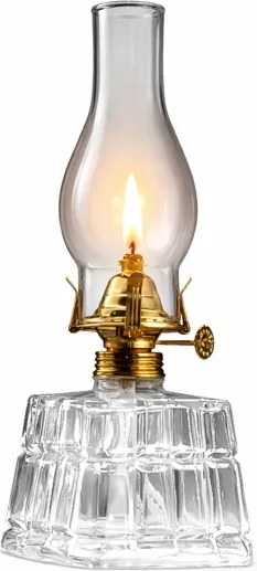 BRILAGI - Petrolejová lampa MERLIN číra/zlatá