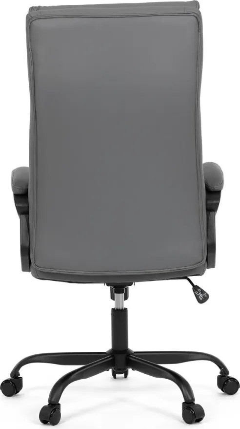 Kancelárske kreslo PEDRO — ekokoža, sivá