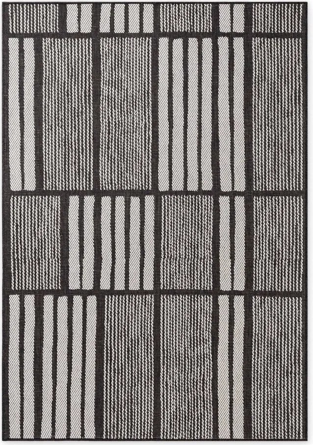 Čierny/krémovobiely vnútorný a vonkajší koberec 200x300 cm Haringey Allington – Ted Baker