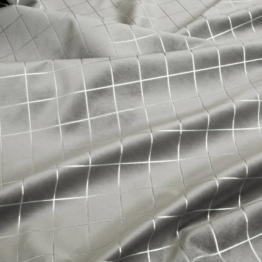 ZATEMŇOVACÍ ZÁVES NA KRÚŽKOCH KARINA 1 140X250 CM SIVÁ