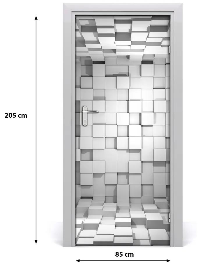 Samolepiace fototapety na dvere šesťuholníky 85x205 cm
