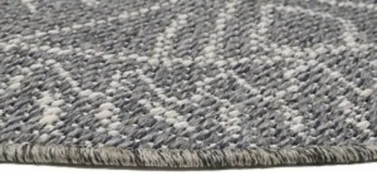 Koberec ARRUBA 4917 sivý kruh