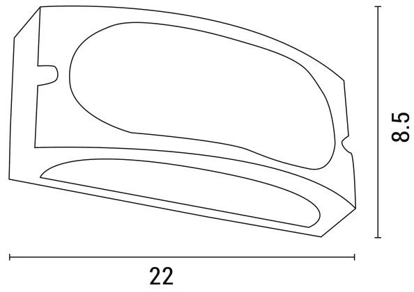 Vonkajšie nástenné svietidlo 1xE27/10W/230V IP54 šedá