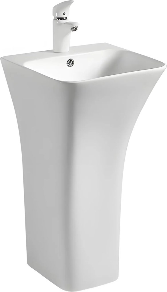 Rea Ada Slim, voľne stojace umývadlo, biela lesklá, REA-U9902