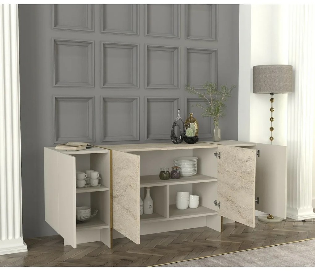 Skrinka Veyron Travertine and Sandstone