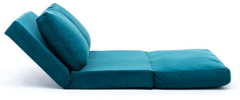 Pohovka futon Tilda (Petrolejová). Akcia -20%. Vlastná spoľahlivá doprava až k Vám domov. 1072569