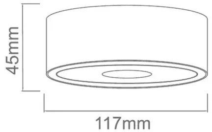 Moderné bodové svietidlo Neo Slim LED biela/chróm