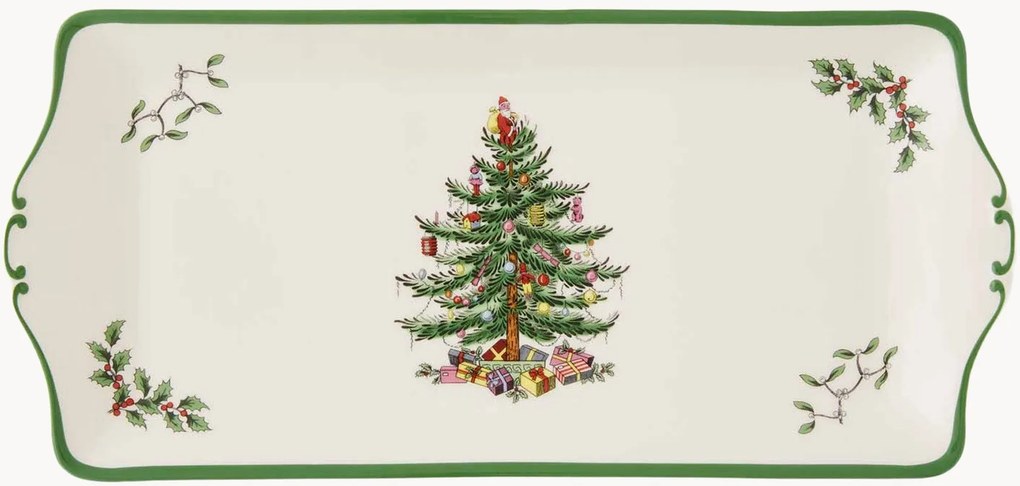 Porcelánový servírovací podnos Christmas Tree