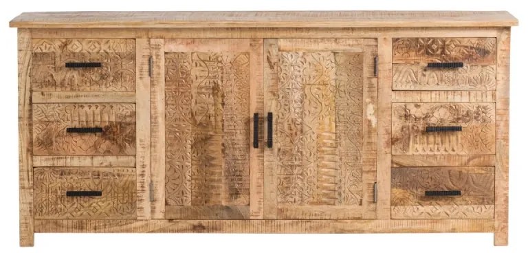 furniture-nabytek.cz - Příborník Mumbai 180x80 Mango