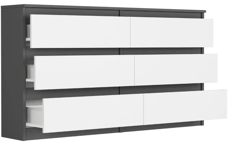 Moderná komoda R-140 - rôzne farebné prevedenia sonoma