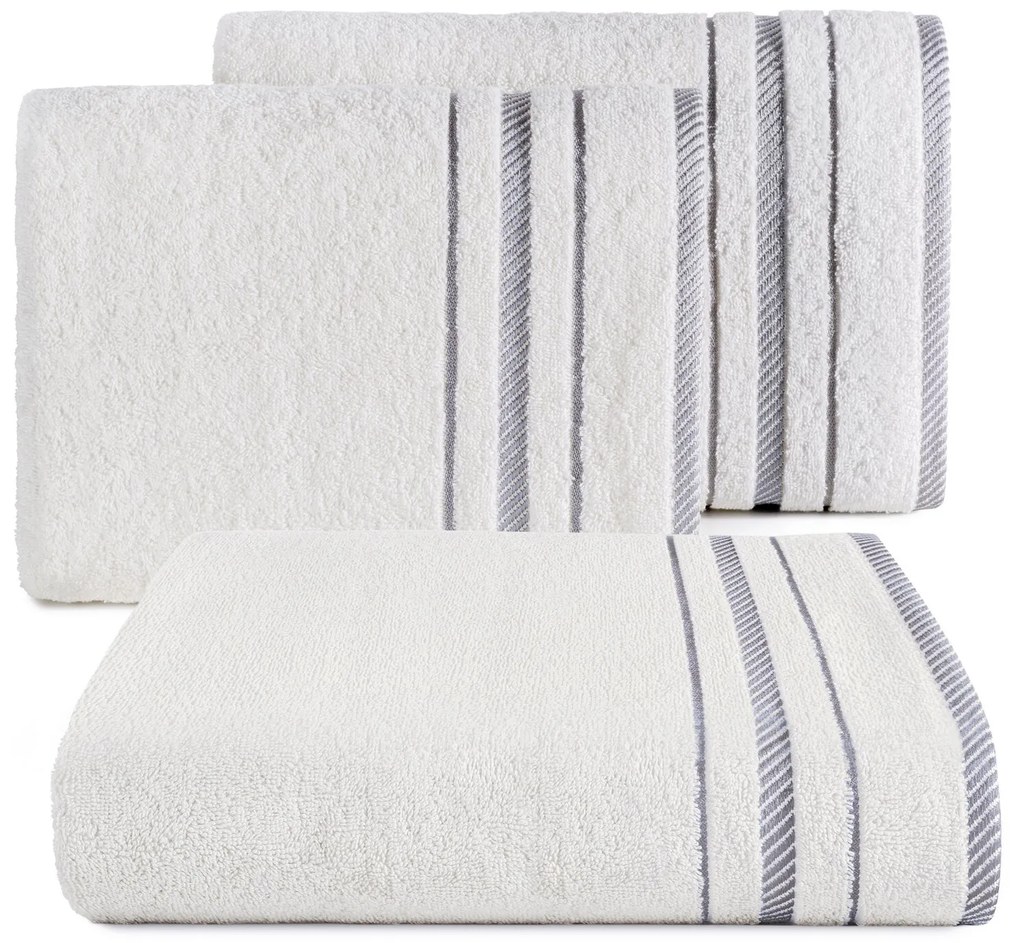 BAVLNENÝ UTERÁK KORAL 70X140 CM BIELA