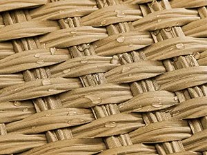 Skladací ratanový kôš na bielizeň Houry 90 l svetlohnedý