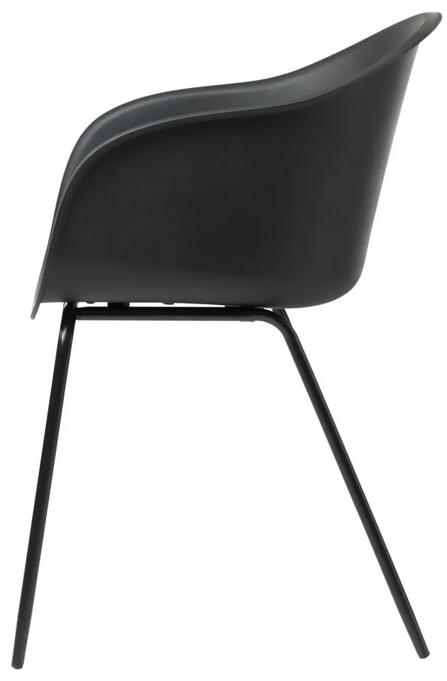 Čierna jedálenská stolička Unique Furniture Topley
