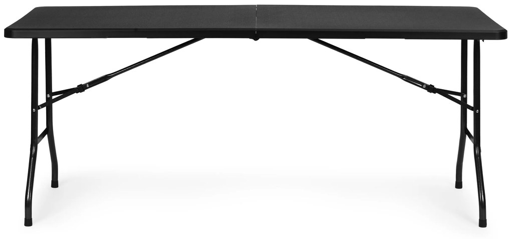 Cateringový stolík 180 cm skladaný, čierny Modern home
