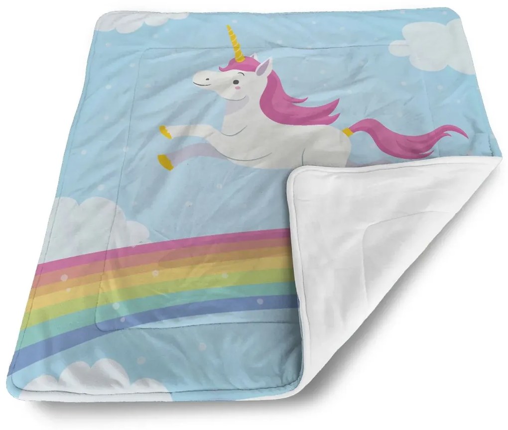 Sablio Deka pre bábätko Jednorožec - 90x120 cm