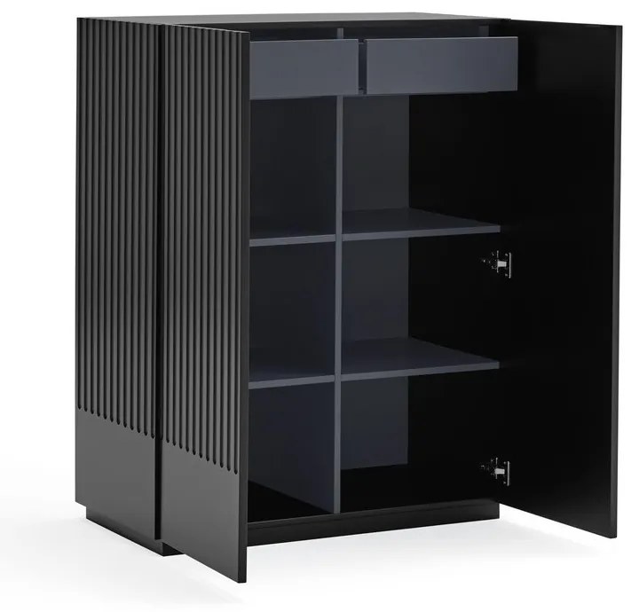 Čierna komoda Teulat Doric