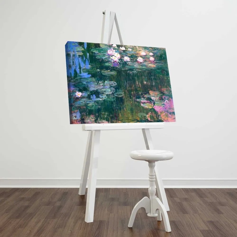 Nástenná reprodukcia na plátne Claude Monet, 45 × 70 cm