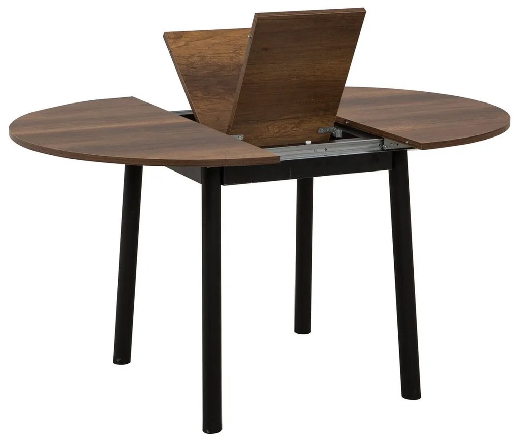 Jedálenský stôl Oliver Walnut Black
